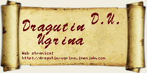 Dragutin Ugrina vizit kartica